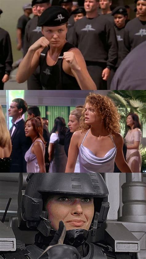 dina meyer naked|Dina Meyer nude – Starship Troopers (1997)